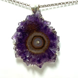 Amethyst Stalactite Pendant 65mm GPJ09