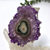 Amethyst Stalactite Pendant 68mm GPJ10