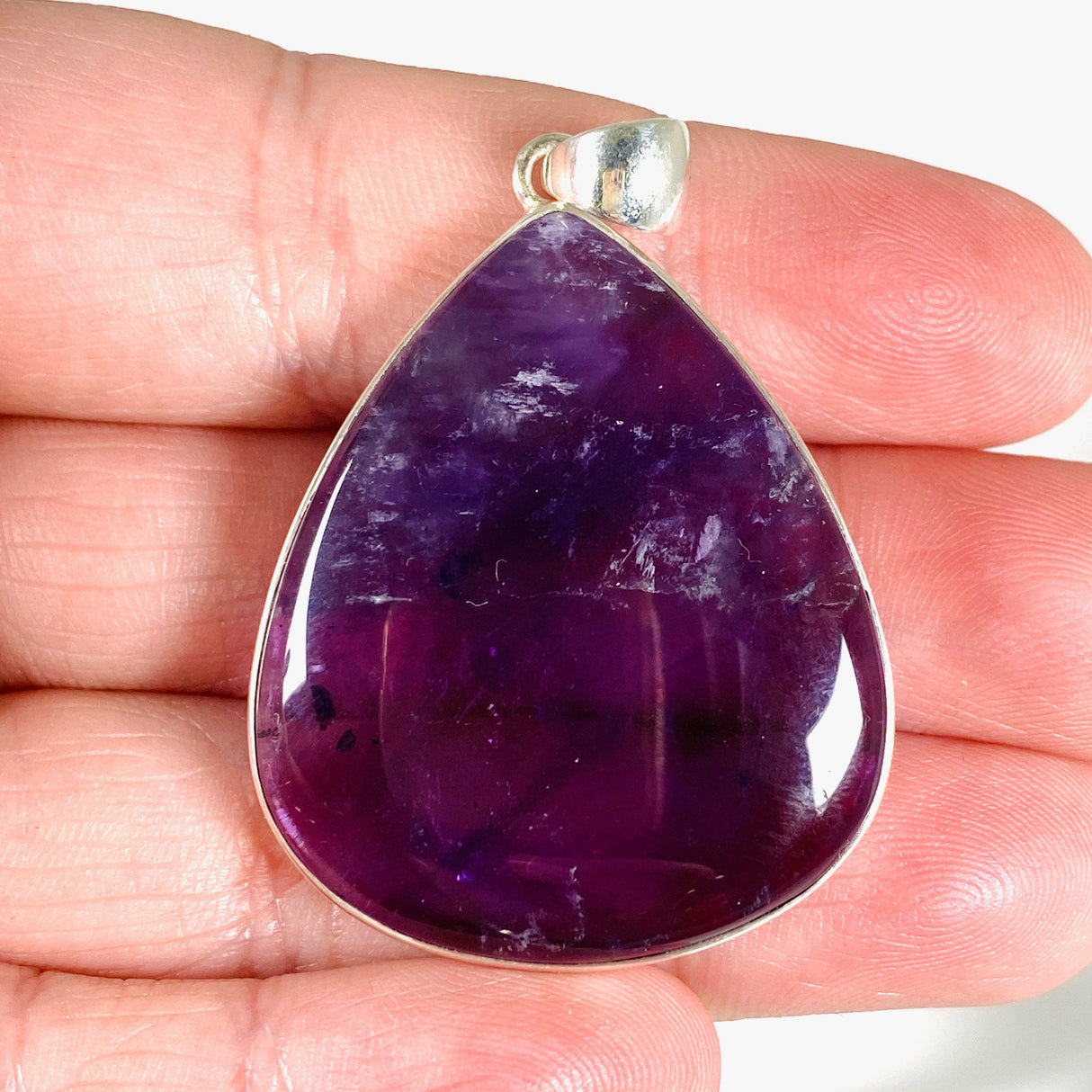 Amethyst teardrop pendant KPGJ3938 - Nature's Magick