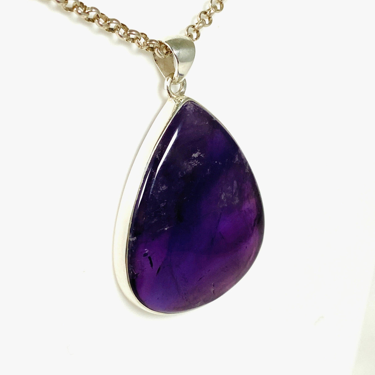 Amethyst teardrop pendant KPGJ3938 - Nature's Magick