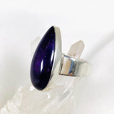 Amethyst teardrop ring s.10 KRGJ2957 - Nature's Magick