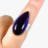 Amethyst teardrop ring s.10 KRGJ2957 - Nature's Magick