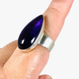 Amethyst teardrop ring s.10 KRGJ2957 - Nature's Magick