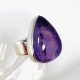 Amethyst teardrop ring s.8 KRGJ2958 - Nature's Magick