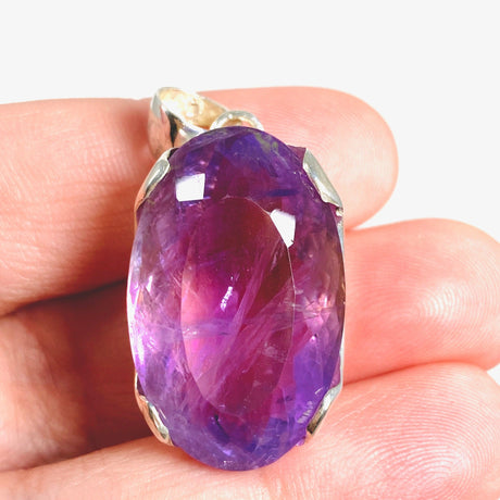 Ametrine oval faceted pendant KPGJ3380 - Nature's Magick