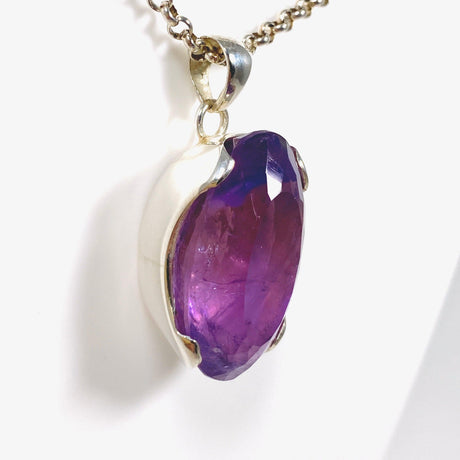 Ametrine oval faceted pendant KPGJ3380 - Nature's Magick