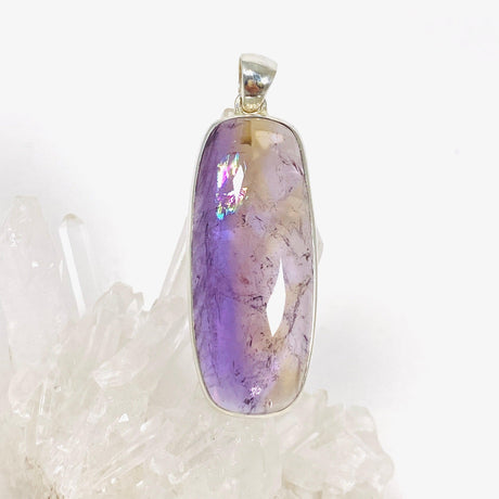 Ametrine rectangular pendant KPGJ3371 - Nature's Magick