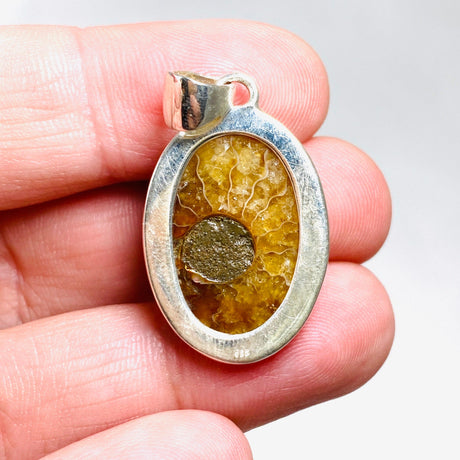 Ammonite oval pendant KPGJ3458 - Nature's Magick