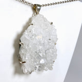 Apophyllite Freeform Raw Crystal Statement Pendant PPGJ1262