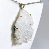 Apophyllite Freeform Raw Crystal Statement Pendant PPGJ1262