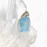 Aquamarine Faceted Rectangle Pendant PPGJ748 - Nature's Magick