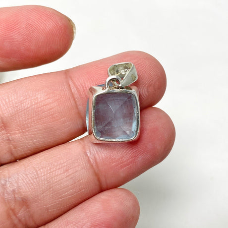 Aquamarine Faceted Rectangle Pendant PPGJ748 - Nature's Magick