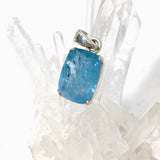 Aquamarine Faceted Rectangle Pendant PPGJ749 - Nature's Magick