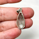 Aquamarine Faceted Teardrop Pendant PPGJ751 - Nature's Magick