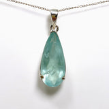 Aquamarine Faceted Teardrop Pendant PPGJ751 - Nature's Magick