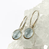 Aquamarine Oval Cabochon Earrings PEGJ279