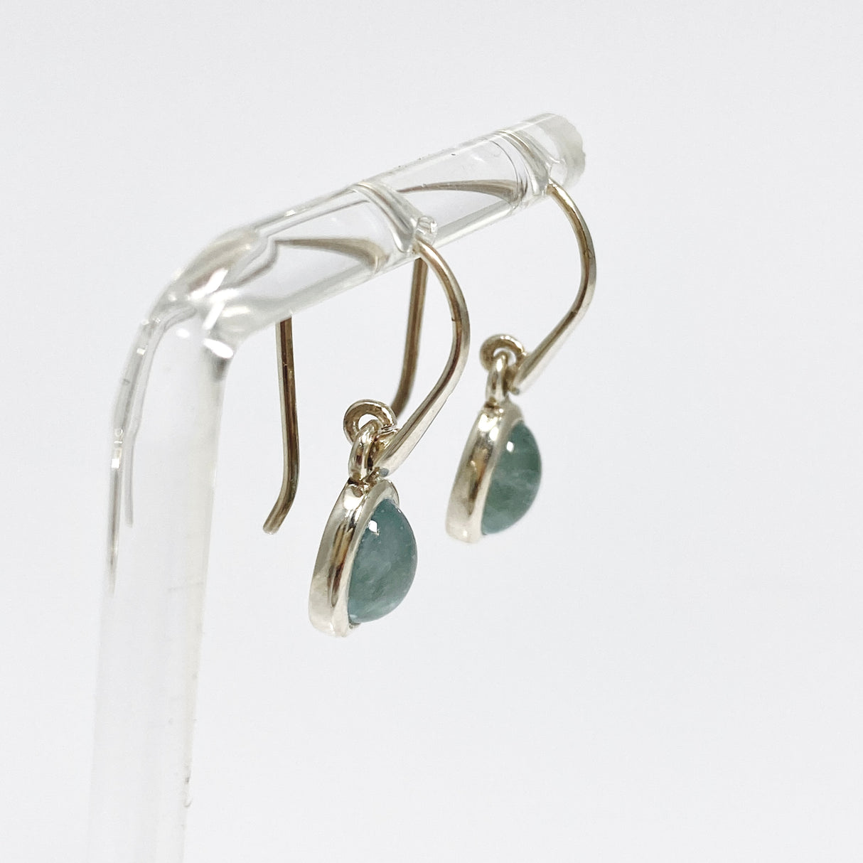 Aquamarine Oval Cabochon Earrings PEGJ279