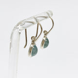 Aquamarine Oval Cabochon Earrings PEGJ279