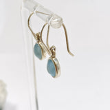 Aquamarine Oval Cabochon Earrings PEGJ344