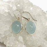 Aquamarine Oval Cabochon Earrings PEGJ345