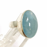 Aquamarine Oval Cabochon Ring Size 10 PRGJ809