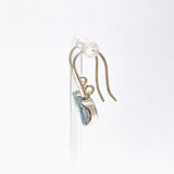 Aquamarine Oval Faceted Earrings PEGJ346