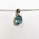 Aquamarine Oval Faceted Pendant PPGJ1128