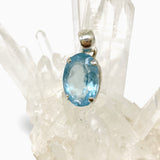 Aquamarine Oval Faceted Pendant PPGJ1129