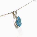 Aquamarine Oval Faceted Pendant PPGJ1129