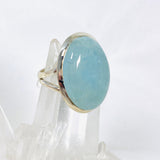 Aquamarine oval ring s.10 KRGJ2880 - Nature's Magick