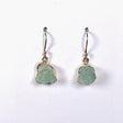 Aquamarine raw earrings E2359-AQ-13