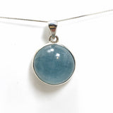 Aquamarine Round Cabochon Pendant PPGJ974