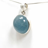 Aquamarine Round Cabochon Pendant PPGJ974