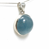 Aquamarine Round Cabochon Pendant PPGJ974