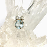 Aquamarine Round Faceted Pendant PPGJ1125