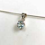 Aquamarine Round Faceted Pendant PPGJ1125