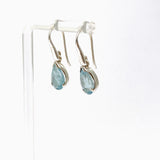 Aquamarine Teardrop Faceted Earrings PEGJ350