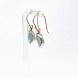 Aquamarine Teardrop Faceted Earrings PEGJ350