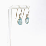 Aquamarine Teardrop Faceted Earrings PEGJ350