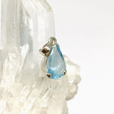 Aquamarine Teardrop Faceted Pendant PPGJ1130