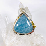 Aquamarine Teardrop Pendant KPGJ3706 - Nature's Magick