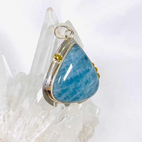 Aquamarine Teardrop Pendant KPGJ3706 - Nature's Magick