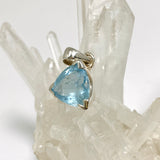 Aquamarine Triangular Faceted Pendant PPGJ1114
