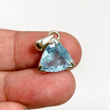 Aquamarine Triangular Faceted Pendant PPGJ1114