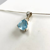Aquamarine Triangular Faceted Pendant PPGJ1114