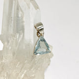 Aquamarine Triangular Faceted Pendant PPGJ1115