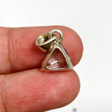 Aquamarine Triangular Faceted Pendant PPGJ1115