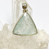 Aquamarine Triangular Faceted Pendant PPGJ984