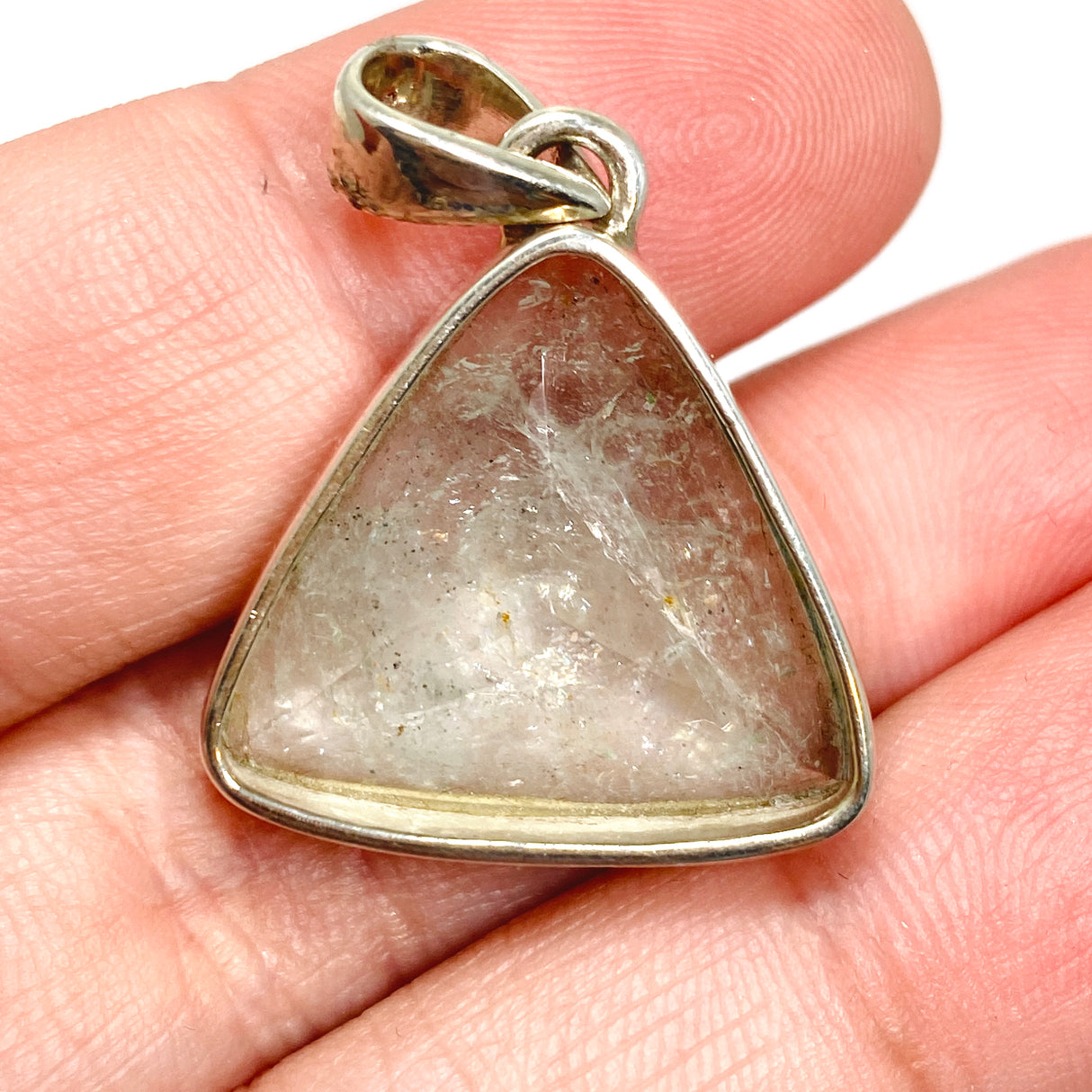 Aquamarine Triangular Faceted Pendant PPGJ984