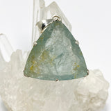 Aquamarine Triangular Faceted Pendant PPGJ985